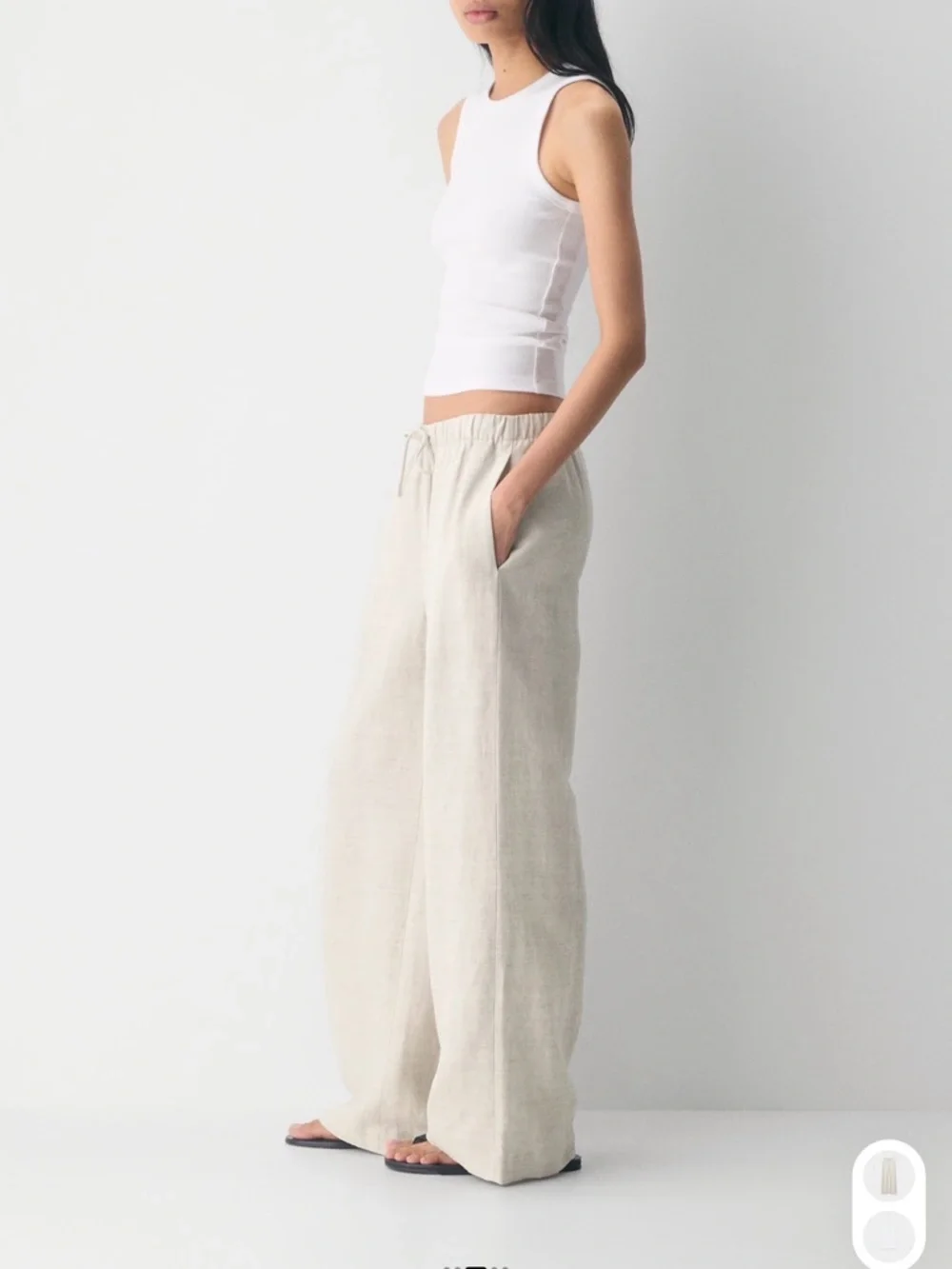 Aritzia The Lodge Pant Cruise Linen